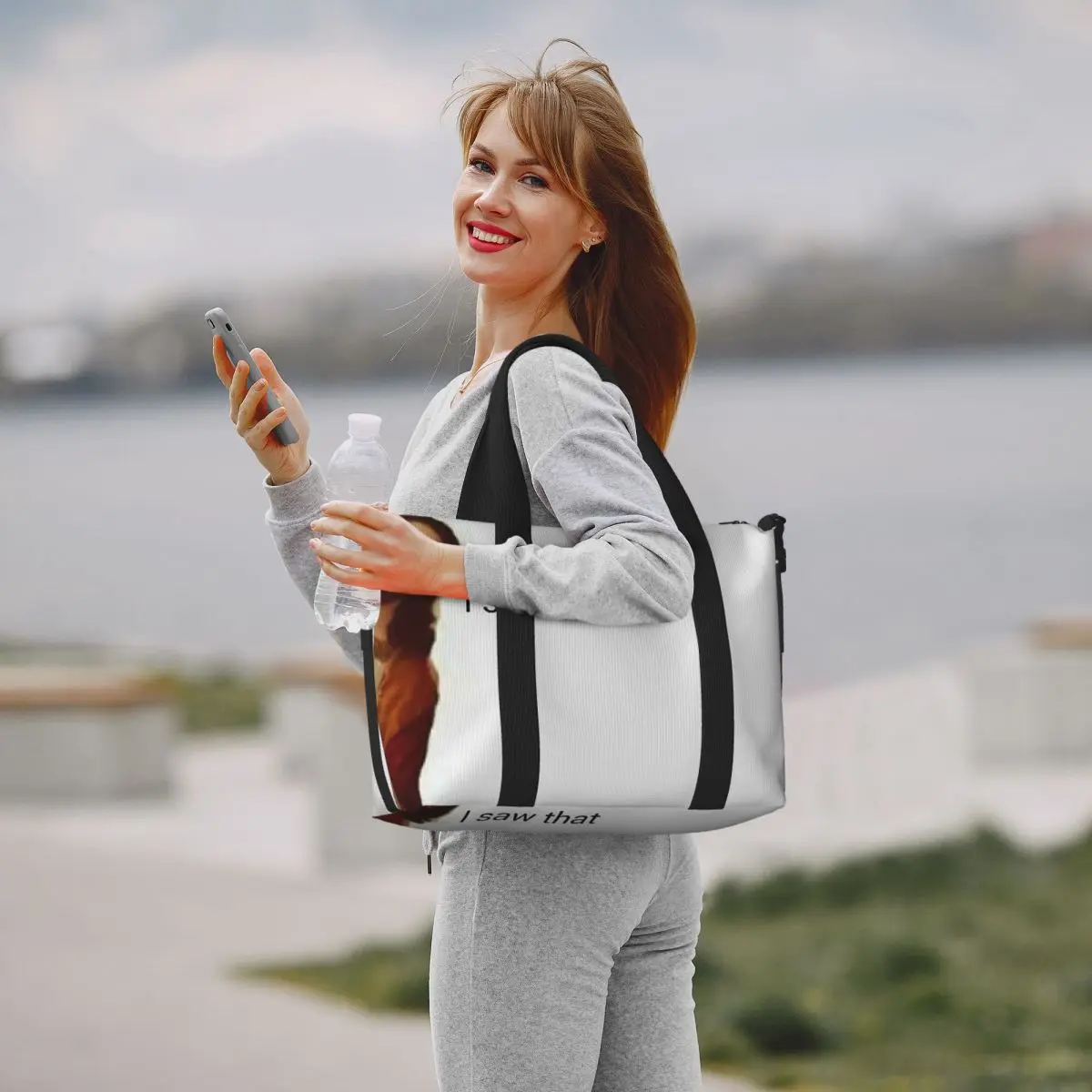 

Custom Jesus Saw That Beach Travel Bag Large Capacity Tote Bags for Gym Sport Women Shopping Duffle Shoulder Bag