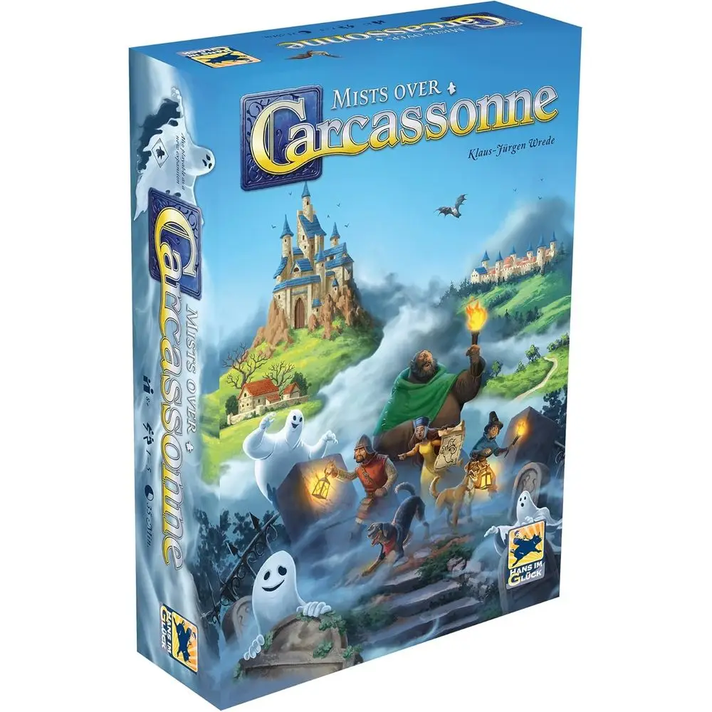 

Mists Over Carcasse Board Game | TerriBuilding Strategy Game | Cooperative amily Game or Kids and Adults | Ages 8+ | 1-5 Players