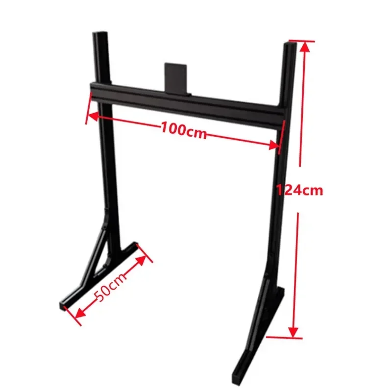 Custom Size Single Screen Mount Monitor Stand TV Monitor Arm Mounting Bracket for DIY Racing Cockpit Driving Simulator Sim Rig