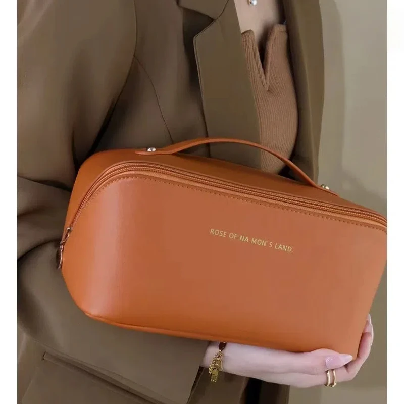 حقيبة وسادة، حقيبة مكياج متعددة الطبقات، تخزين للسفر، حقيبة أدوات الزينة، حقيبة تخزين المكياج السميكة، حقيبة تخزين #6