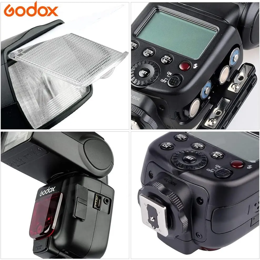 Godox TT600 2.4G Wireless Flash Speedlite Master/Slave Flash Built-in Trigger for Canon Nikon Pentax Olympus Fuji Panasonic Lumi