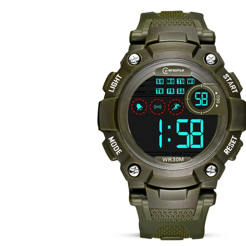 

Прочные водонепроницаемые электронные часы 30 м, многофункциональные спортивные часы-будильник, наручные часы для студентов