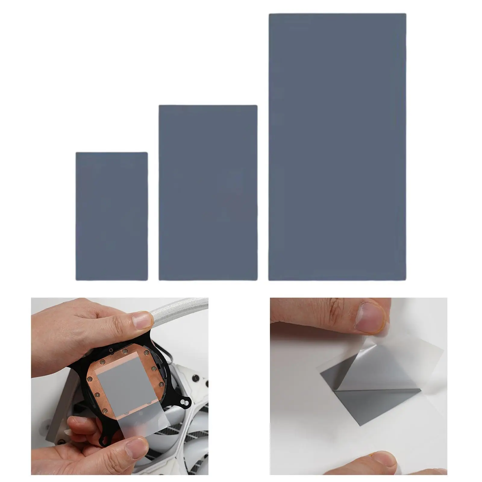 لوحة تغيير المرحلة لوحدة المعالجة المركزية لوحدة معالجة الرسومات للكمبيوتر المحمول، وسادة سيليكون متميزة تحل محل التوصيل الحراري #5