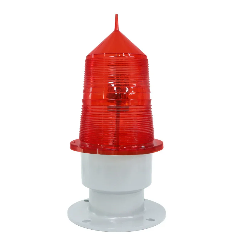 Solar Navigation Light Aviation Obstruction Light Led Flashing Intelligent Highlighting Warning Tower Signal Light 12V 48V 220V