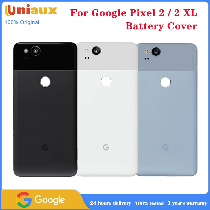 

Крышка батарейного отсека для Google Pixel 2 2 XL, задний корпус, задний Чехол для 5,0 "Google Pixel 2, запасные части для аккумулятора