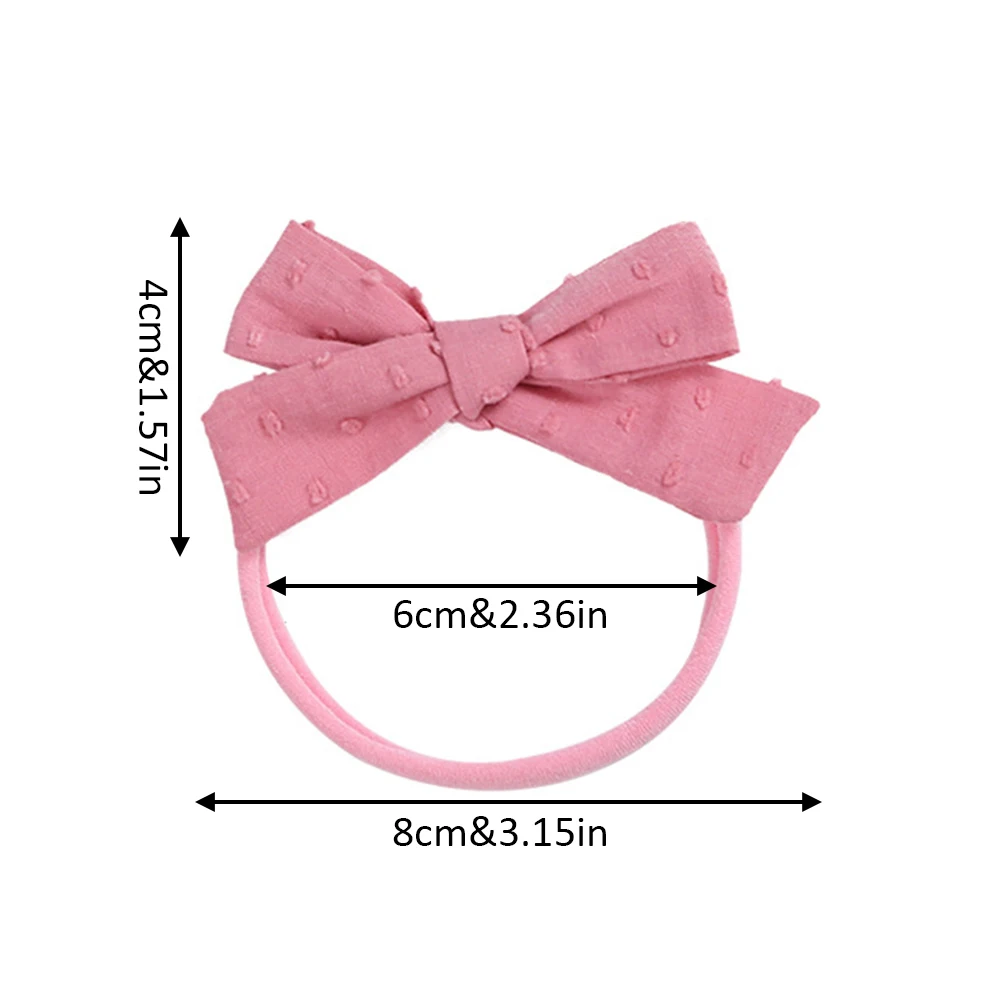 Girls Toddlers Thin Hairband For Babies Infant  Bowknot Hair Bands For Kids Girls Turban Elastic Hair Accessories 3 Colors/Set