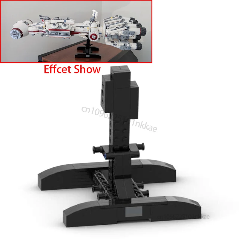 MOC Display Stand for Tantive IV 75244 Technical Building Block DIY Space Warships Bracket Creative ideas Toy Gift Only Bracket