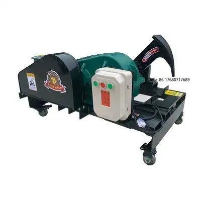 High Power Industrial Electric Automatic Horizontal Hydraulic Mobile Automatic Wood Splitting Machine