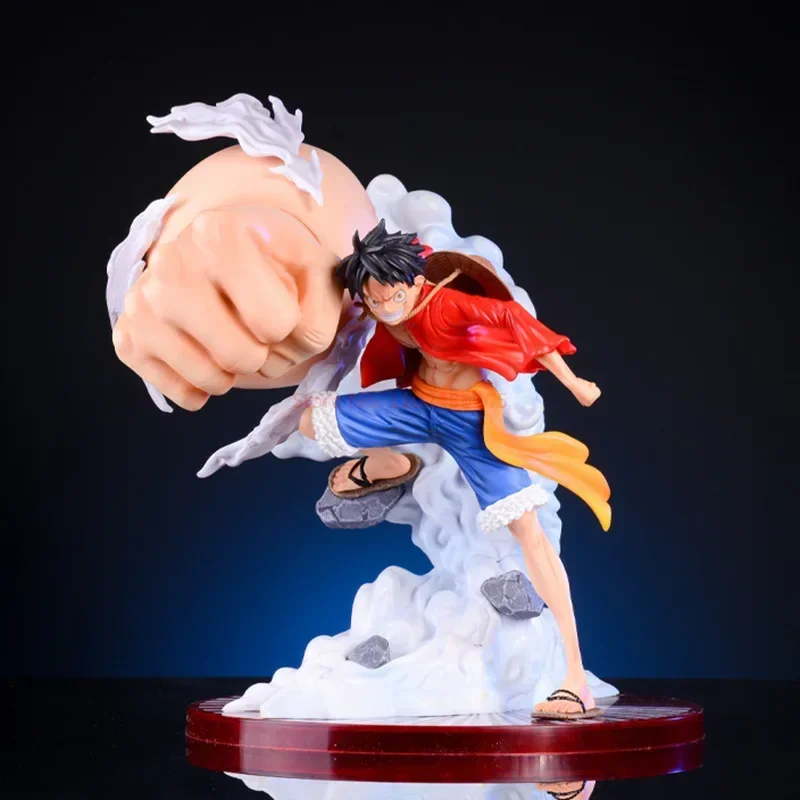 

One Piece Anime Figure 25cm Monkey D Luffy Gk Statue Ghost Island Fist Figurine Model Pvc Toys Doll Decoration Collectible Gift