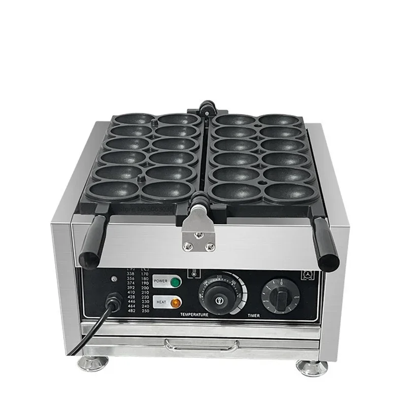 110V/220V Egg Waffle Machine Commercial Waffle Maker 12 Holes Egg Shape Pastry Baking Machine