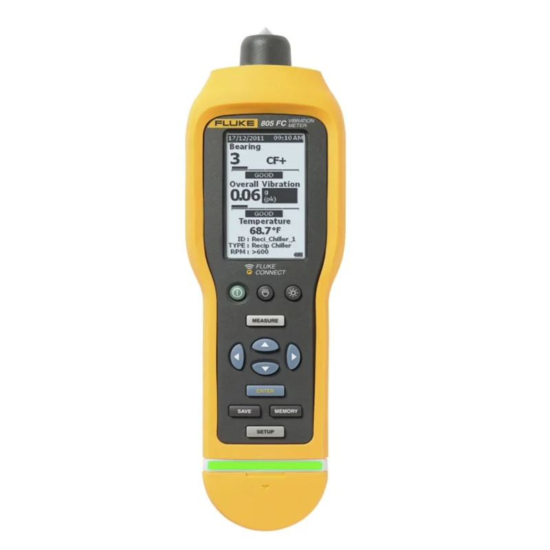 Fluke 805FC Fluke 805Vibration Meter Tester with Fluke Connect Bearings and Overall Vibration, Maintenance Troubleshooting Tools