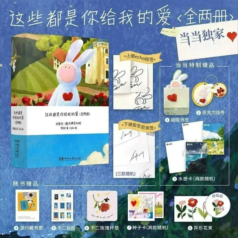 

This Is The Love You Gave Me Reed + Книги с картинками Юньчжи 2. Сказки Энтони и Эхо, комиксы «Утепление сердца» и исцеление.