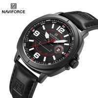 NAVIFORCE Brand Mens Watches 30M Waterproof Sport Date Display Quartz Watch Soft Silicone Strap Business Male gift Reloj Hombre