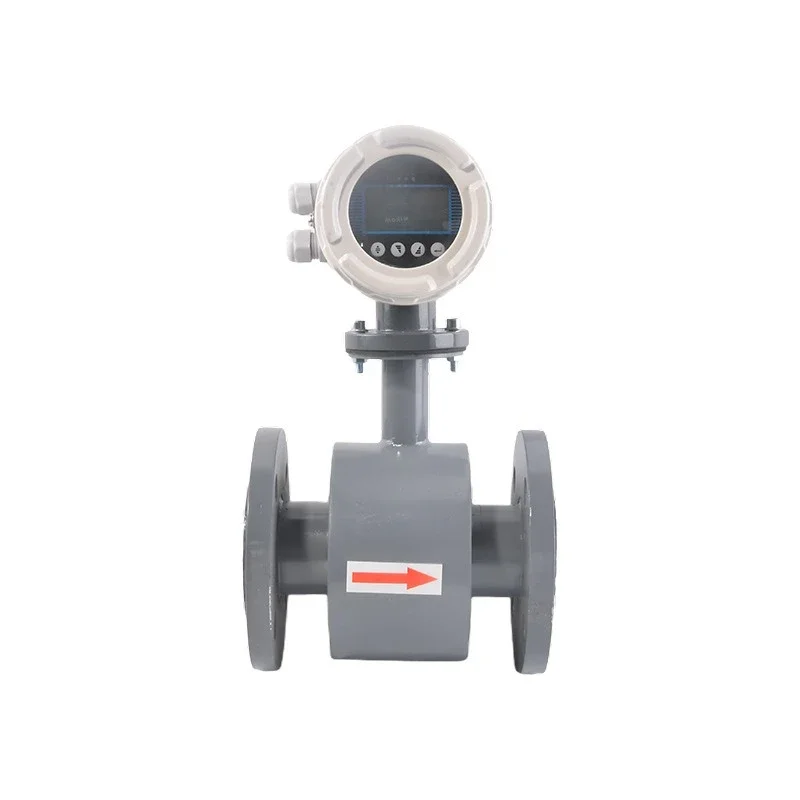 NewAnti‑Corrosive Electromagnetic Flow Meter Digital Industrial Flow Transmitter For Waste Water Sewage Cement Slurry Conductive
