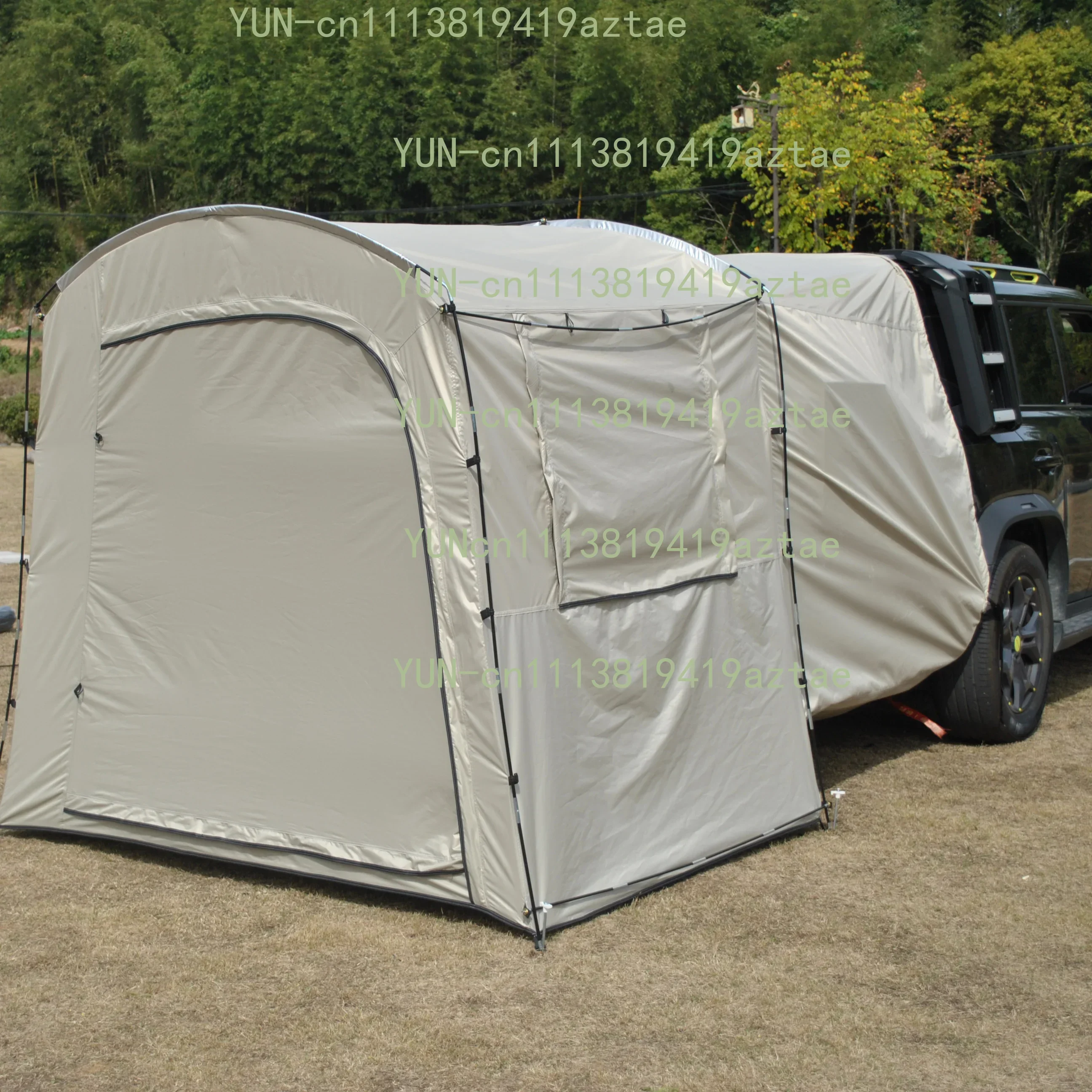 Car Rear Rest Tent Christmas Long-distance Driving 2/3 Person Car Tent, SUV Tailgate Tent, Car Hatchback Tent with Screen Window