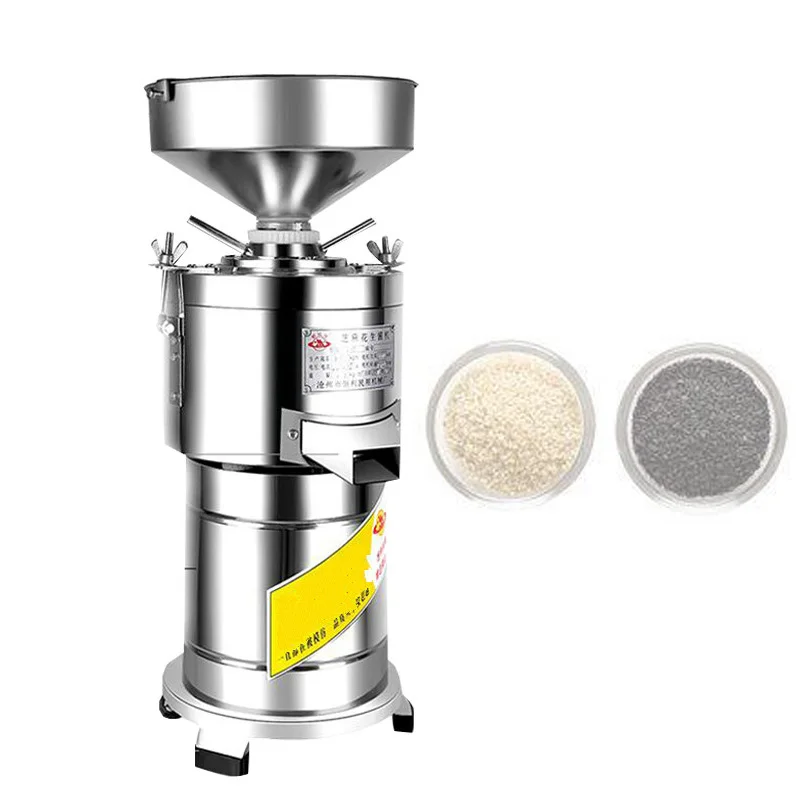 Tahini Grinder Commercial Grinding Wheel Refiner Peanut Butter Nut Butter Maker