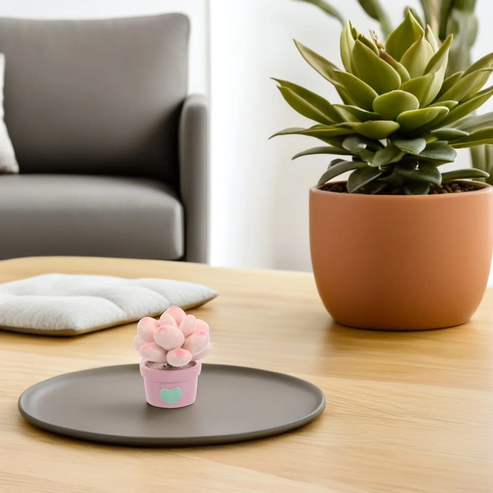 

Creative Resin Succulent Flowerpot for Car Dashboard - Mini Artificial Plants Decor - Maintenance-Free Lightweight Ornament -