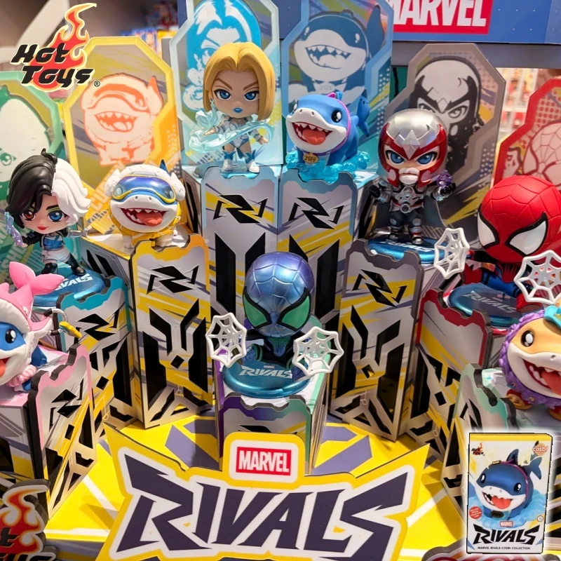 

Genuine Hot Toys Cosbi Marvel Rivals Series Blind Box Spider Man Pvc Figure Collectible Model Desktop Display Toy Birthday Gift