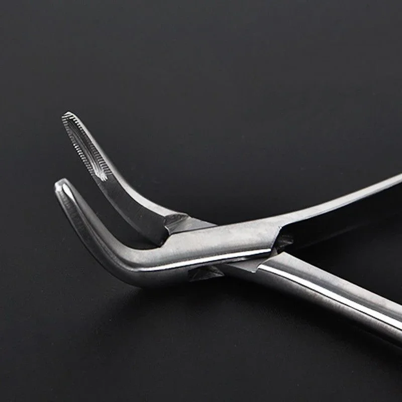 Dental Tooth Root Extraction Forceps Root Fragment Pliers Instrument Dentistry Curved Maxillary Mandibular Universal Tool