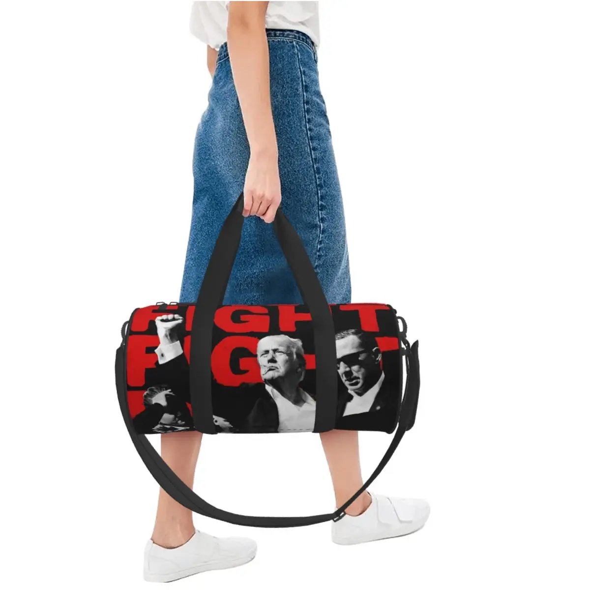 Bolsa de viaje de lucha por América para hombre, bolso de gimnasio de Trump 2024, bolsas deportivas de fin de semana, bolso de entrenamiento grande, bolso de Fitness Vintage