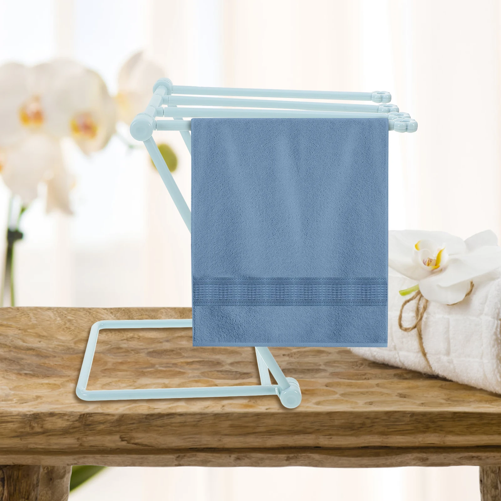 

Foldable Towel Rods Cup Vertical Towel Rack Rack Plastic Vertical Kitchen Cloth Holder Cup Bottle Storage ganizer