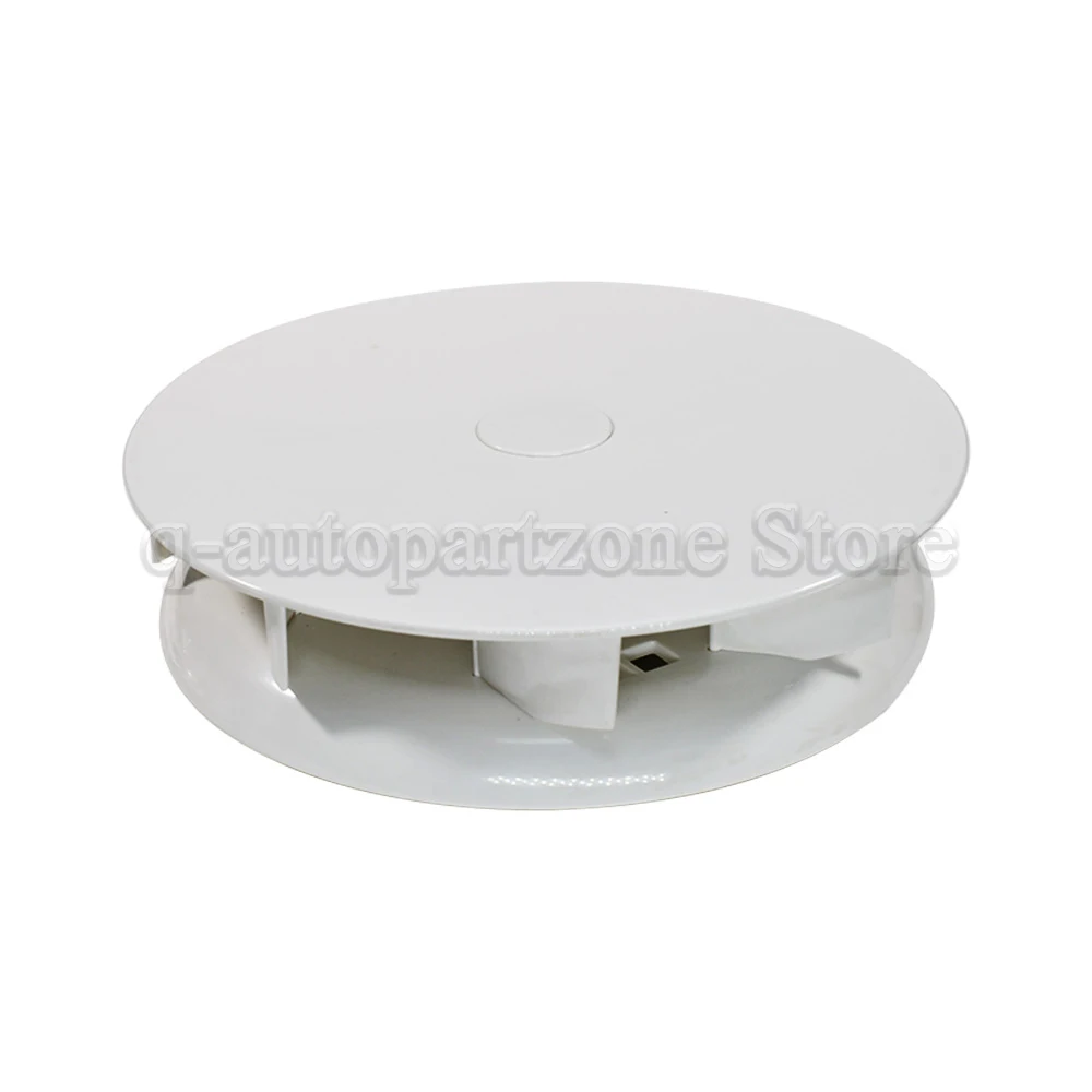 For Vans Buses Small Low Profile Rotary Roof Vent Roof Vent White Wind Driven Rotating Ventilator