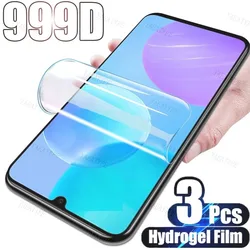 3PC Transparent Hydrogel Film On Honor 10 20 30 10 Lite 20 Pro 30 Lite Hydrogel Film For Honor 9 9X 8X 8A 9A 8C 9C 10i 20i 30i