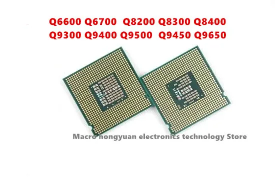 Dört çekirdekli Q6600 Q6700 qcore Q8200 Q8300 Q8400 Q9300 Q9400 Q9500  core Q9450 Q9650 650 775 pin CPU çekirdek