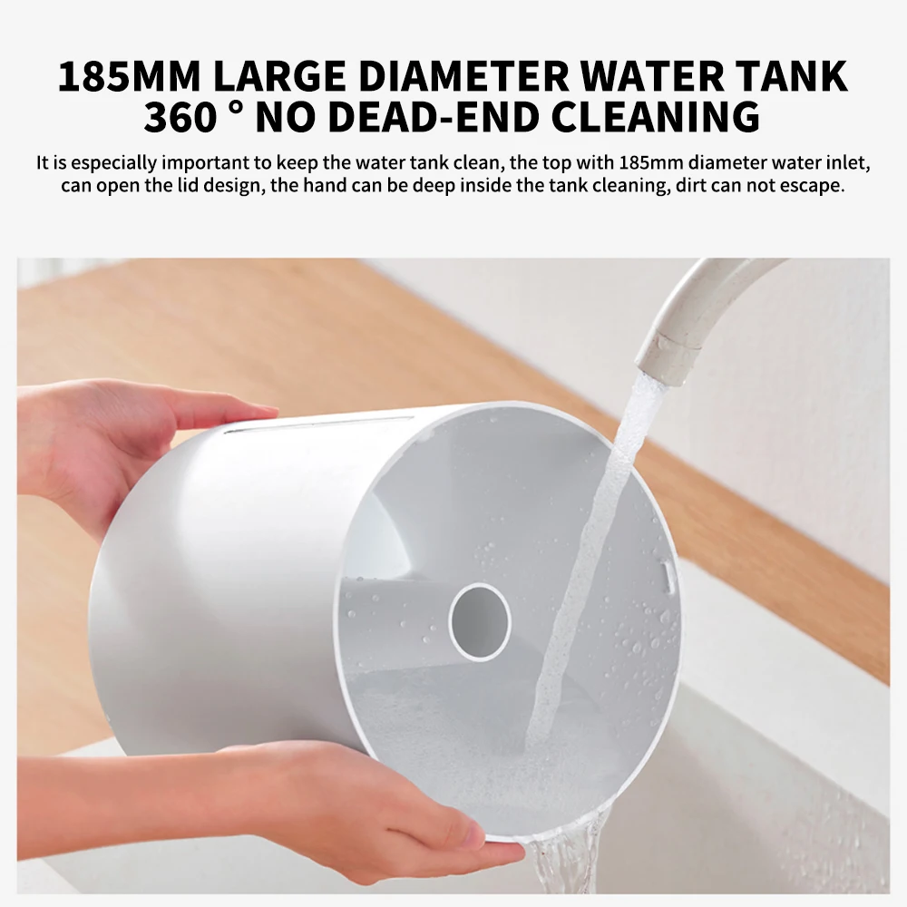 Xiaomi mijia Luftbe feuchter 2 300 ml/h Befeuchtung 4l Nebel maschine mit großer Kapazität Wasser hinzufügen Home Office Feuchtigkeit kontrolle niedriger Klang