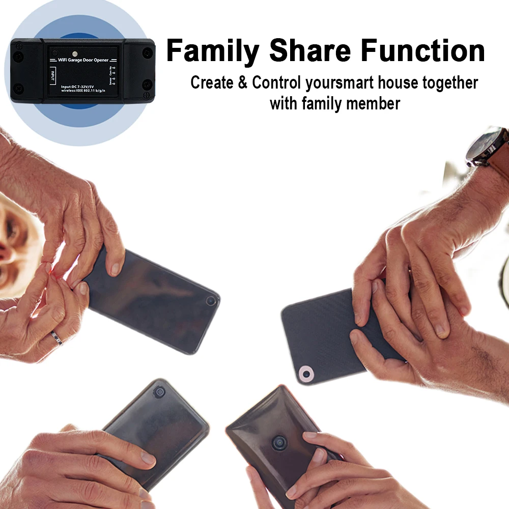 Tuya – interrupteur WiFi intelligent, ouvre-porte de Garage, contrôleur, Module de maison intelligente, application Smart Life, télécommande, prend en charge Alexa Google Home