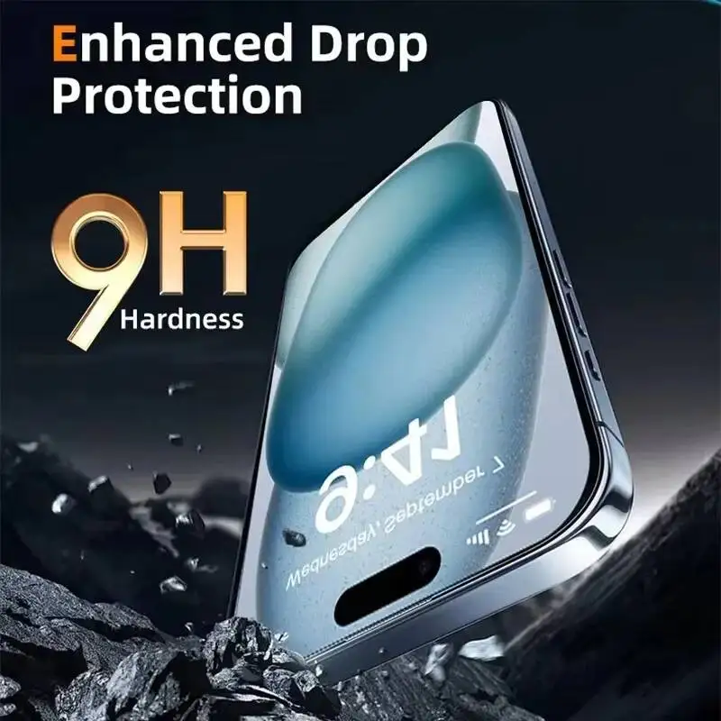 

HD Tempered Glass Screen Protector For Iphone 16/17 Max Air 16E/16 Pro I17pro Full Cover Protective Film