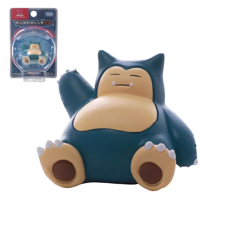 

Takara Tomy Pokemon Sleeping Figure Snorlax Anime Action Figures PVC Big Pop It Kawaii Toys for Girls Doll Kids Gifts Collection