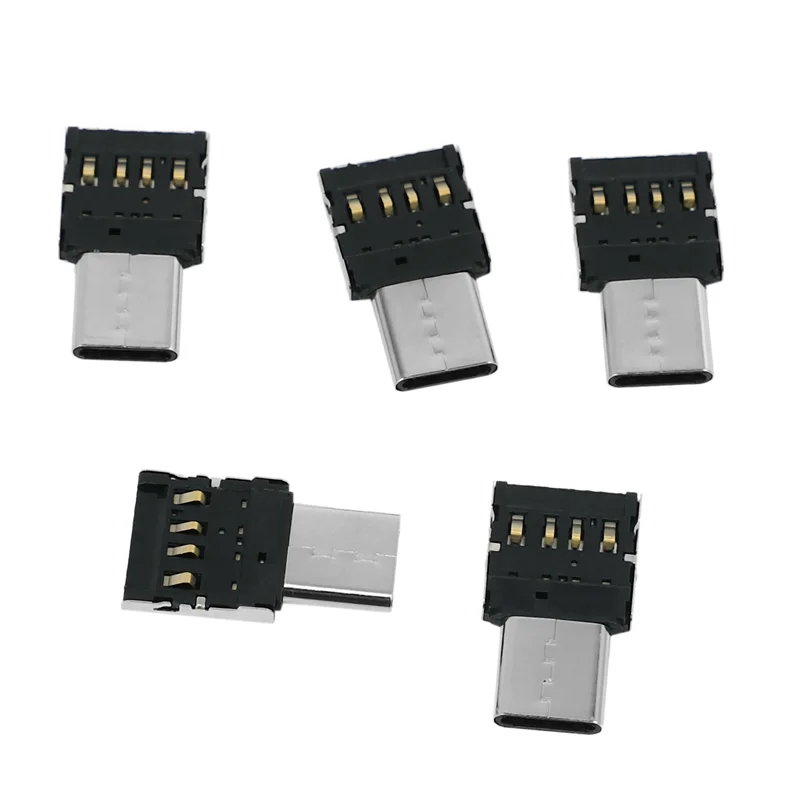DIGIT-20Pcs Ultra Mini Type-C USB-C إلى USB 2.0 OTG محول للهاتف الخليوي اللوحي وكابل USB وقرص فلاش #4