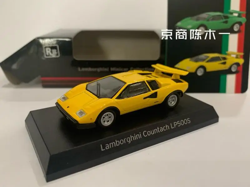 1:64 KYOSHO Lamborghini Countach LP500S Collection die cast alloy trolley model ornaments gift