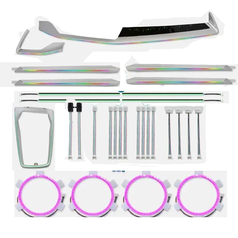 Led Multi Colors Led Atmosphere Light Car Ambient Lighting For Audi A3 2021 2022 2023