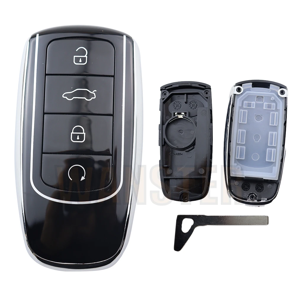 

4 Bottons Car Key Fob Case Shell Housing for Chery Tigo 7 8 Pro Max Omoda C5 Tigo 7 8 Plus Arrizo 5 Plus