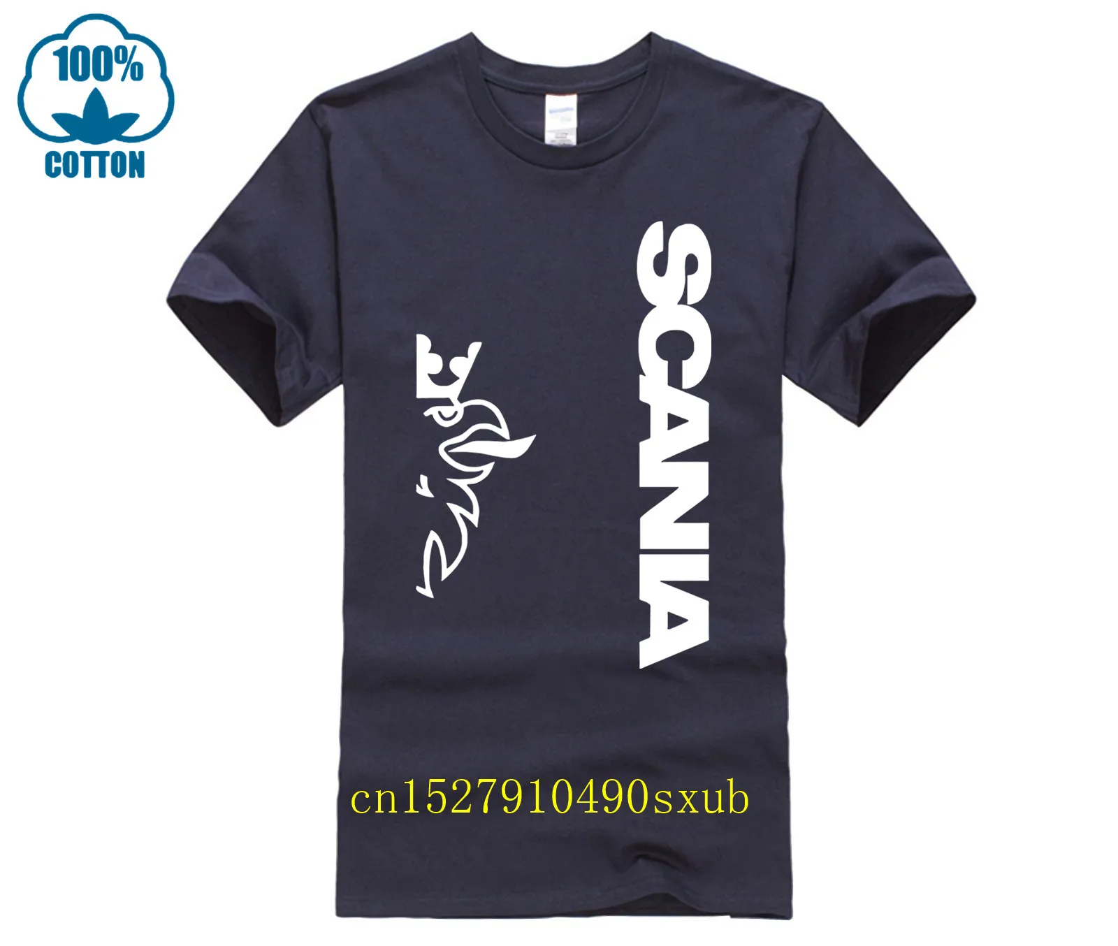 Casual Cute Scania Funny T Shirt Men Cotton 2023 Tshirt Large Fit Pop T-Shirt Men Brand