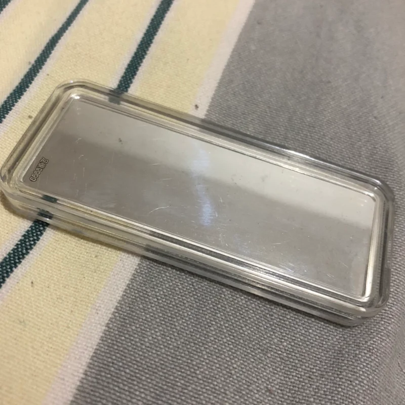 1pcs Pure silver ingot Silver strip rectangle shape 5g-100g each piece