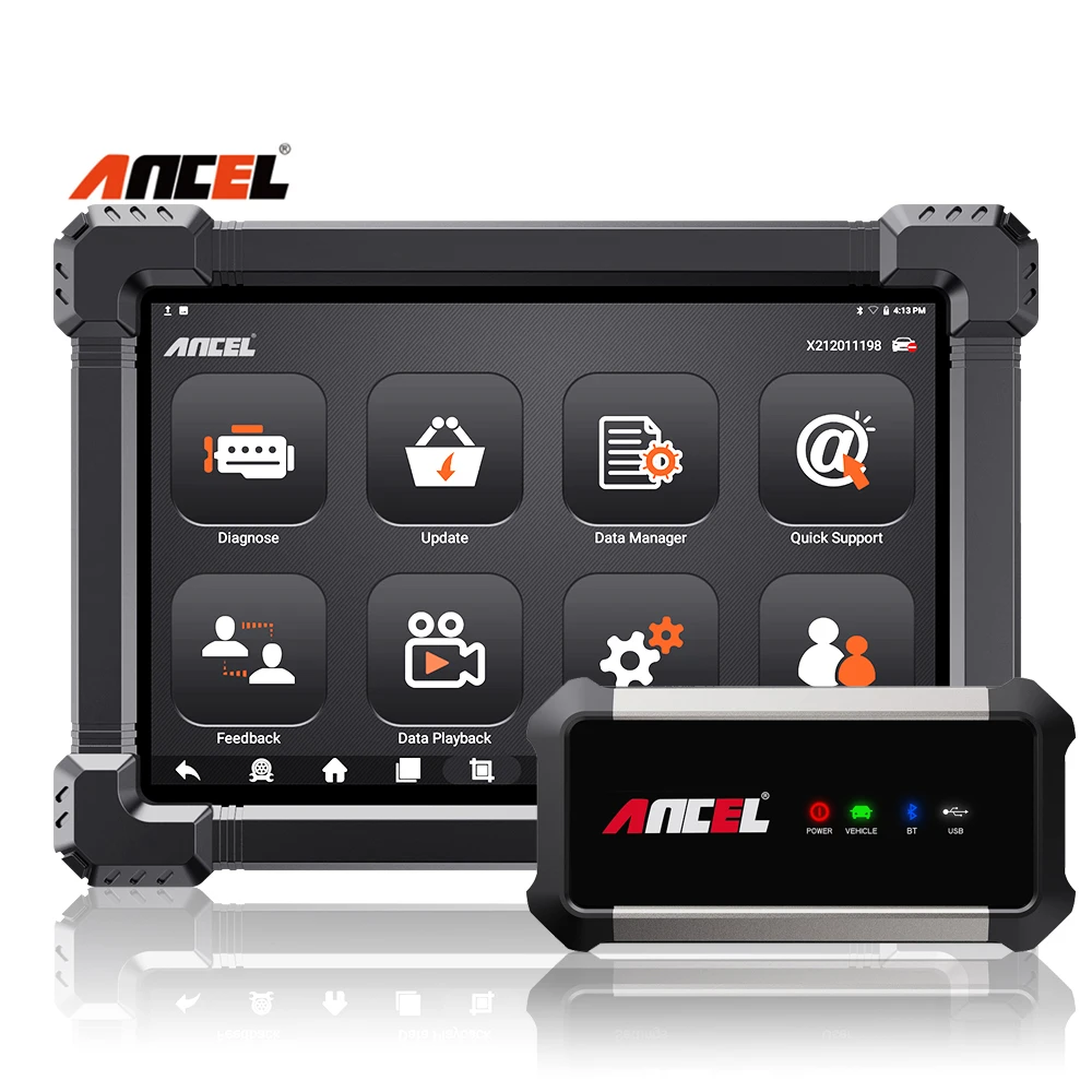 

Diagnostic Tools Heavy Duty Truck Ancel X7 HD Automotive Scanner Full System Injector Coding Reset Auto Diagnostic Truck Scanner