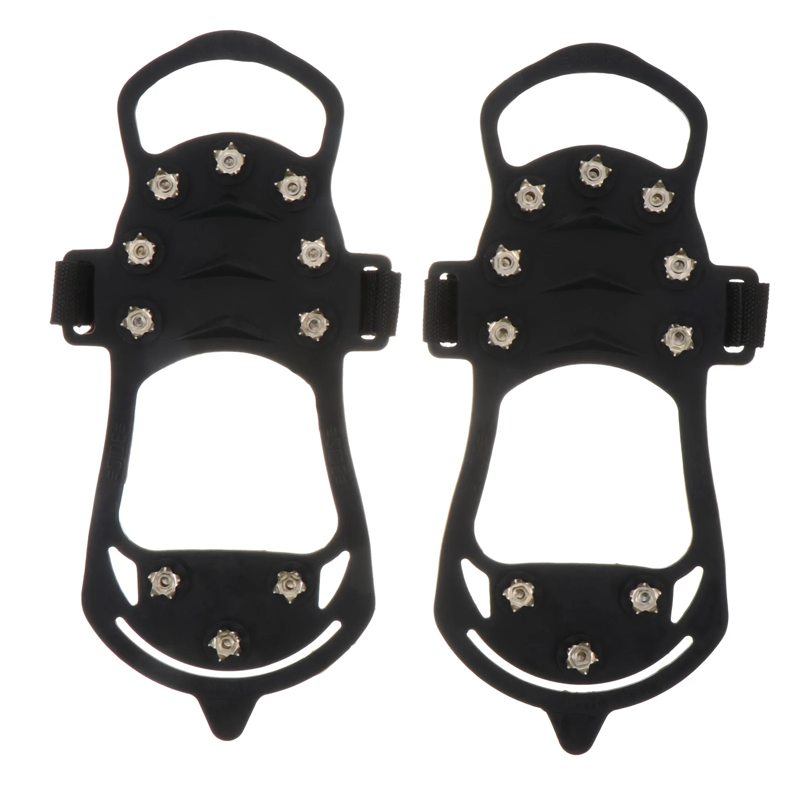 

Anti Slip Ice Cleats Metal Lightweight Portable Grips for Shoes Boots Perfect Winter Outdoor Hiking Climbing Camping