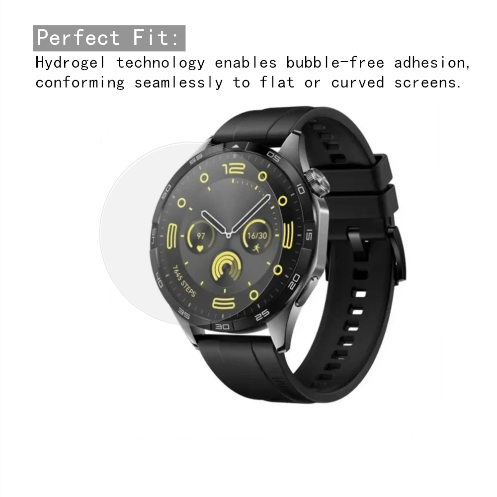 5pcs 10pcs Round Smart Watch Hydrogel Screen Protector Diameter 22- 43mm 42 41 40 39 38 37 36 35 34 mm Hydrogel Protective Film
