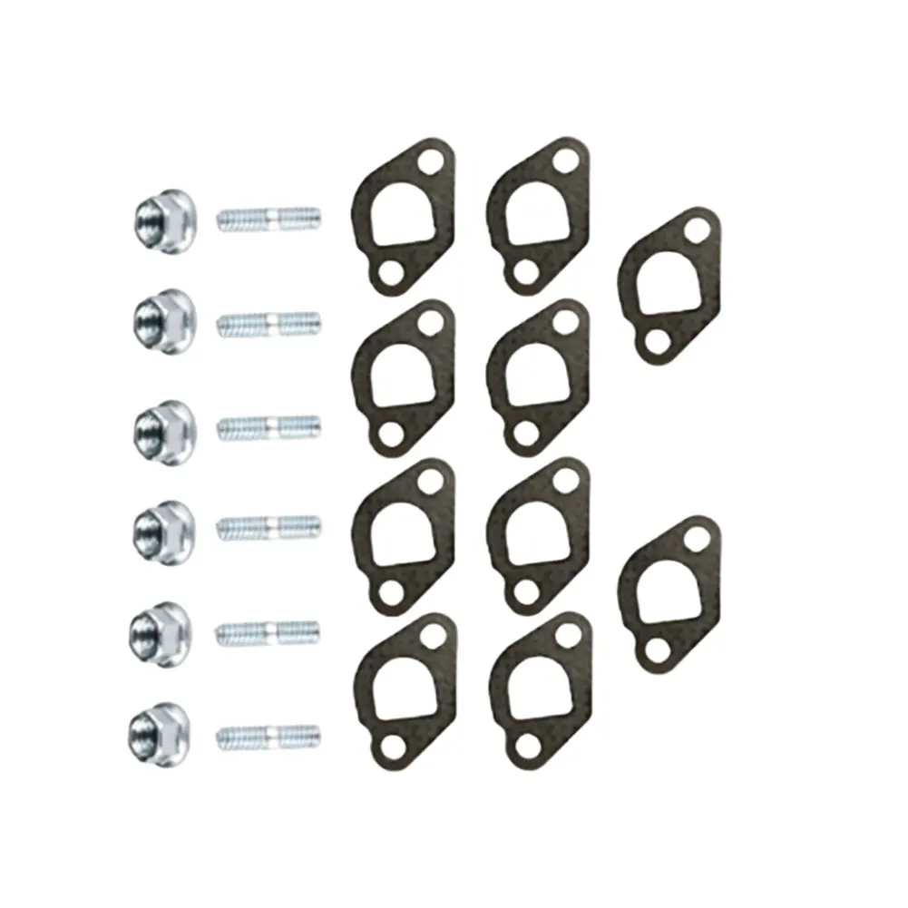 Gasket and Hardware Kit for 2KW-3KW Gas Engine for exhaust Silencers Compatible with 168F 170F Engine Muffler Assemblies