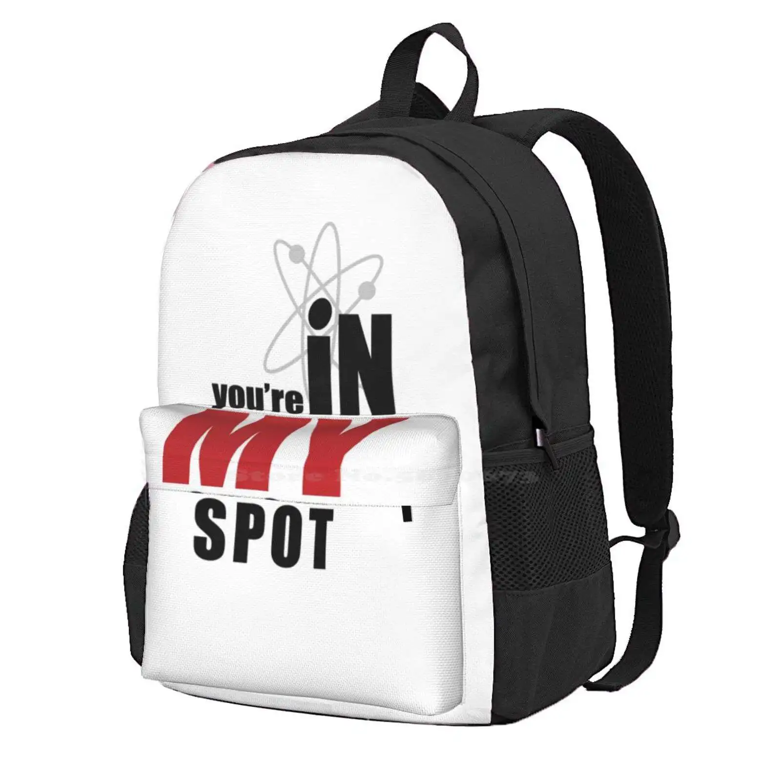 My Spot Hot Sale Schoolbag Backpack Fashion Bags The Theory Mary Cooper Bazinga Young Sheldon Quotes Funny Sitcom Zoe Perry