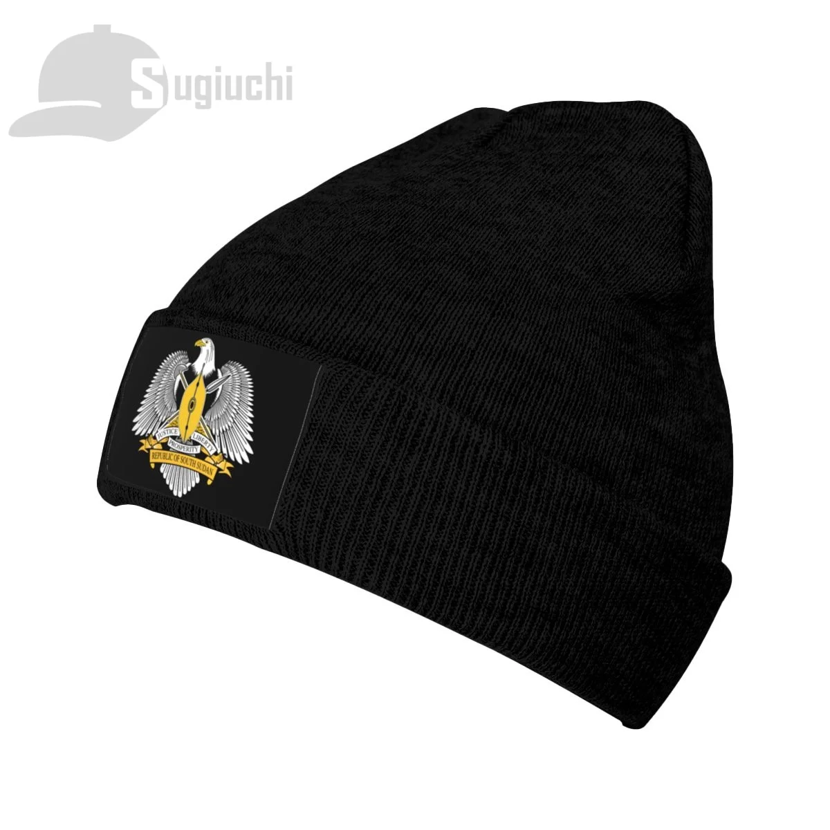 

Emblem Of South Sudan Country Top Print Men Women Unisex Knitted Hat Winter Autumn Beanie Cap Warm Bonnet