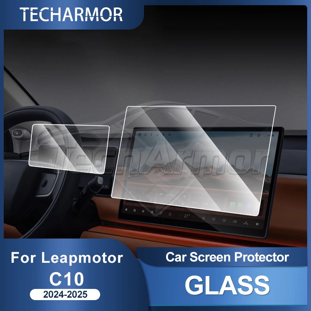 Película Protectora de Vidrio Templado para Pantalla de Navegación GPS de Leapmotor C10 2024 2025, Accesorios Interiores para Auto