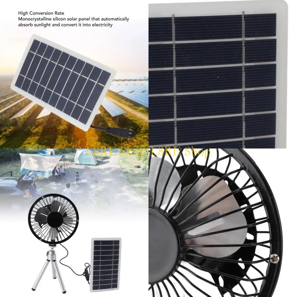 

L8RE Monocrystalline Silicon Solar Powered Ventilator Fan for Home or Office Use