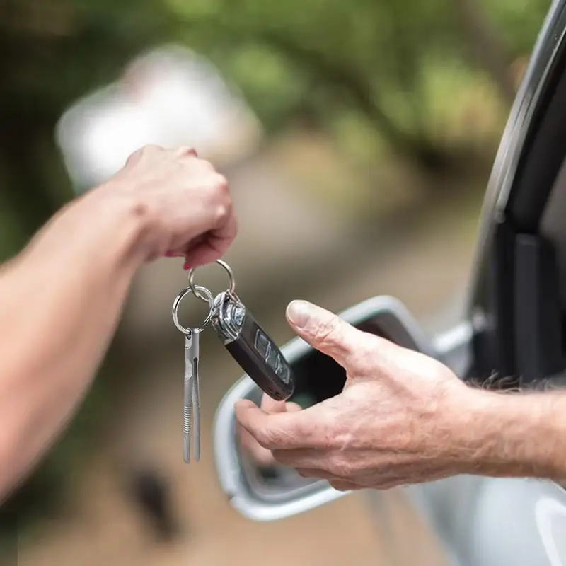 المحمولة ملاقط التيتانيوم السفر ملاقط التيتانيوم أداة للخارجية صلابة عالية التقاط الملقط للمنزل التخييم تسلق