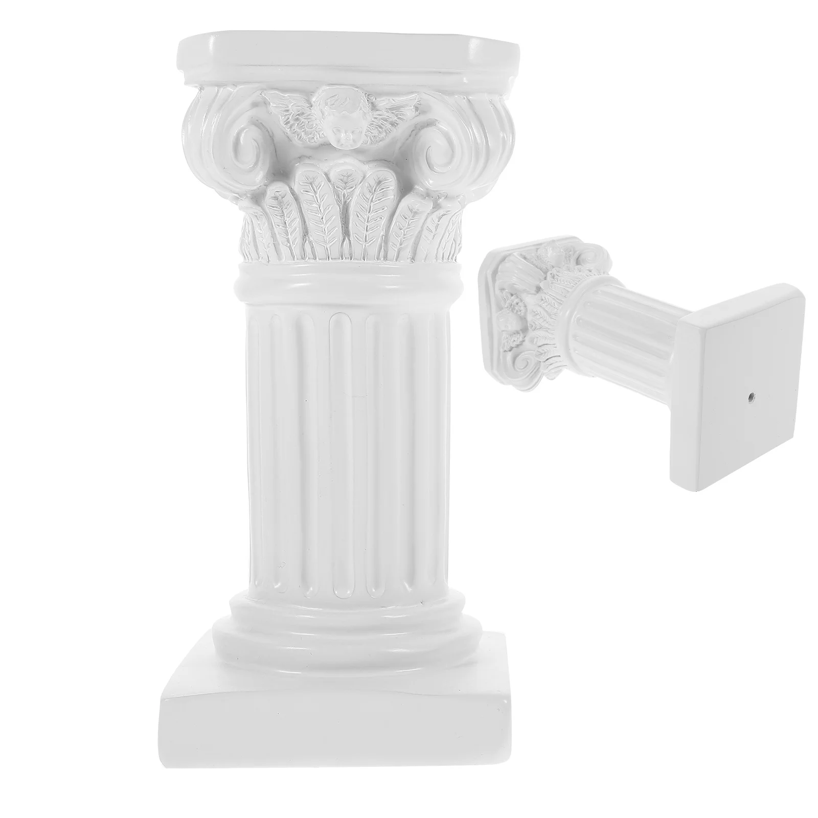 

1Pcs Roman Column Candleholder Nordic Resin Marble Pillar Home Stand Decorative Accent Party Table Decor