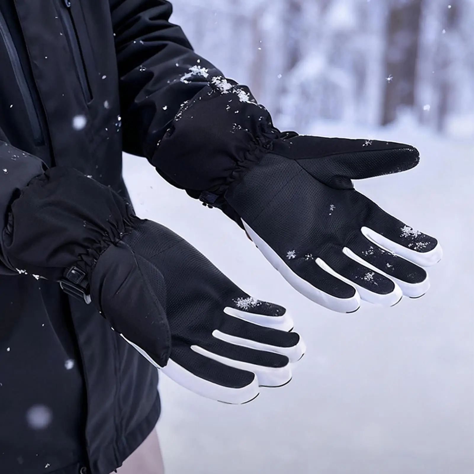 Snowboard Gloves Windproof Thermal Warm Ski Snow Warm Gloves For Women Motorcycle Riding Driving Biking Running Hiking Work