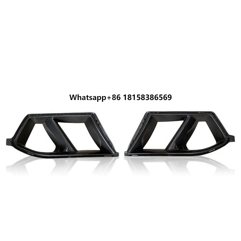 

Hot Sale Dry Carbon Fiber Front Bumper Air Duct Vent Trim Replacement for M3 G80 M4 G82 Front Bumper Air Duct
